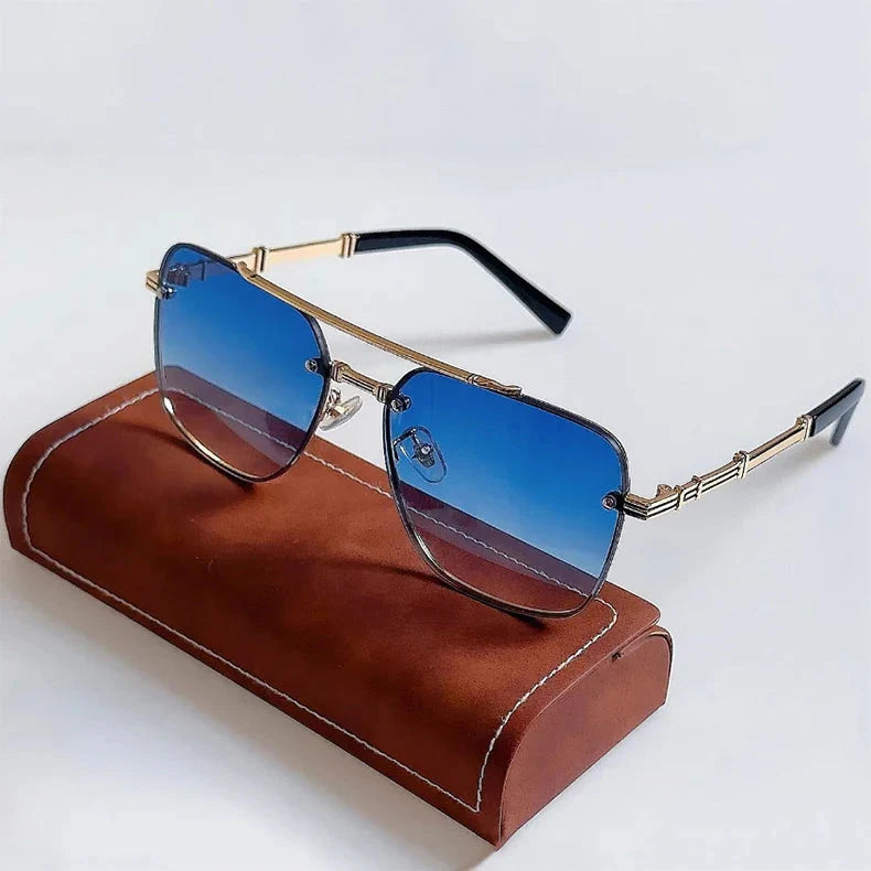 Men and Women Vintage Luxury Gradient Shade Square Sunglasses - Unisex Sunglasses - DYAVOR® 