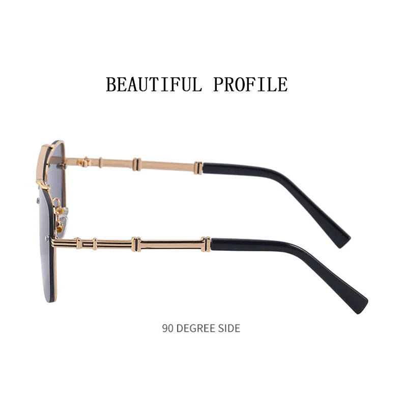  Men and Women Vintage Luxury Gradient Shade Square Sunglasses - Unisex Sunglasses - DYAVOR® 
