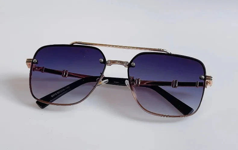  Men and Women Vintage Luxury Gradient Shade Square Sunglasses - Unisex Sunglasses - DYAVOR® 