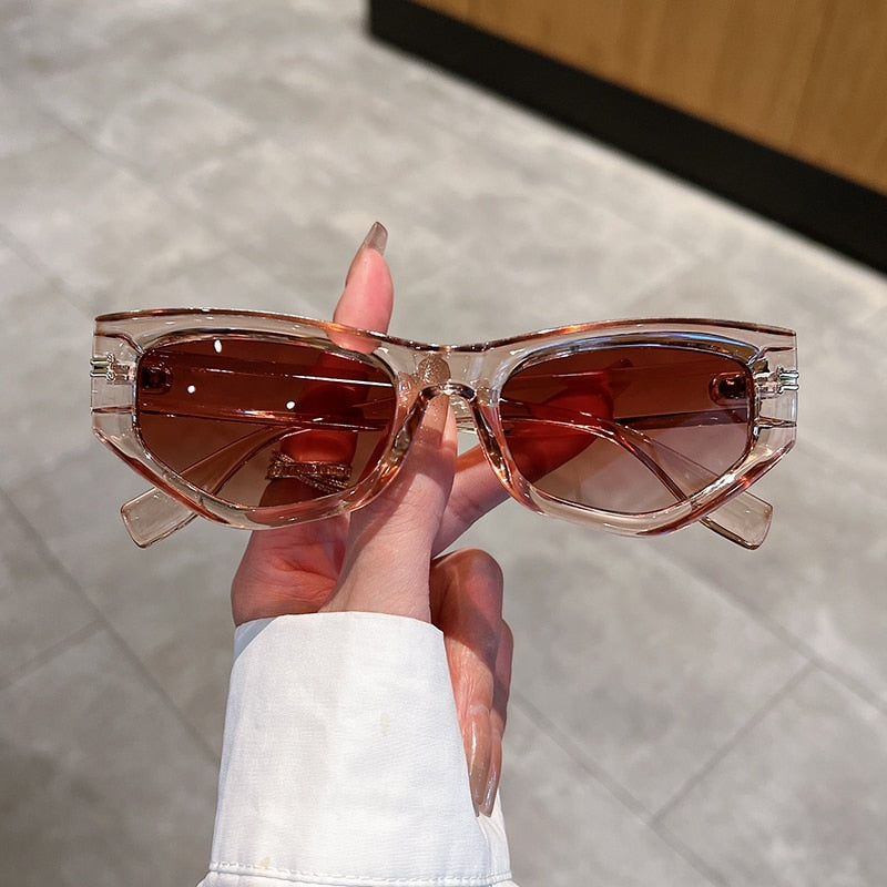  Unisex Luxury Vintage Gradient Shades Irregular Cat Eye Sunglasses - Unisex Sunglasses - DYAVOR® 