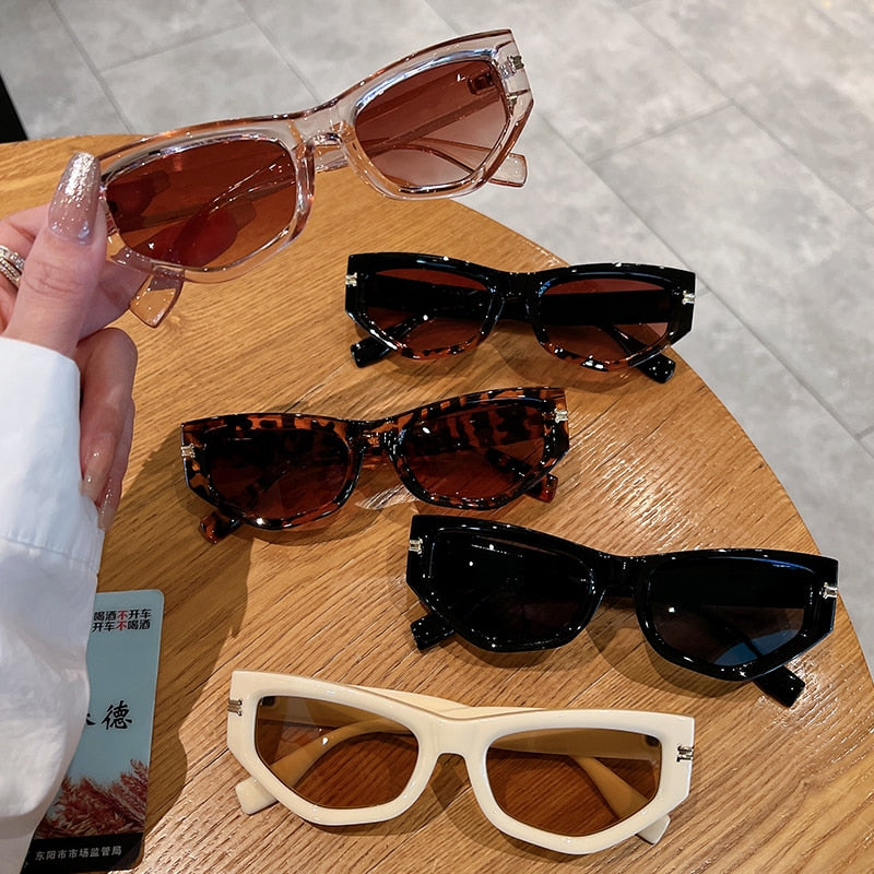  Unisex Luxury Vintage Gradient Shades Irregular Cat Eye Sunglasses - Unisex Sunglasses - DYAVOR® 