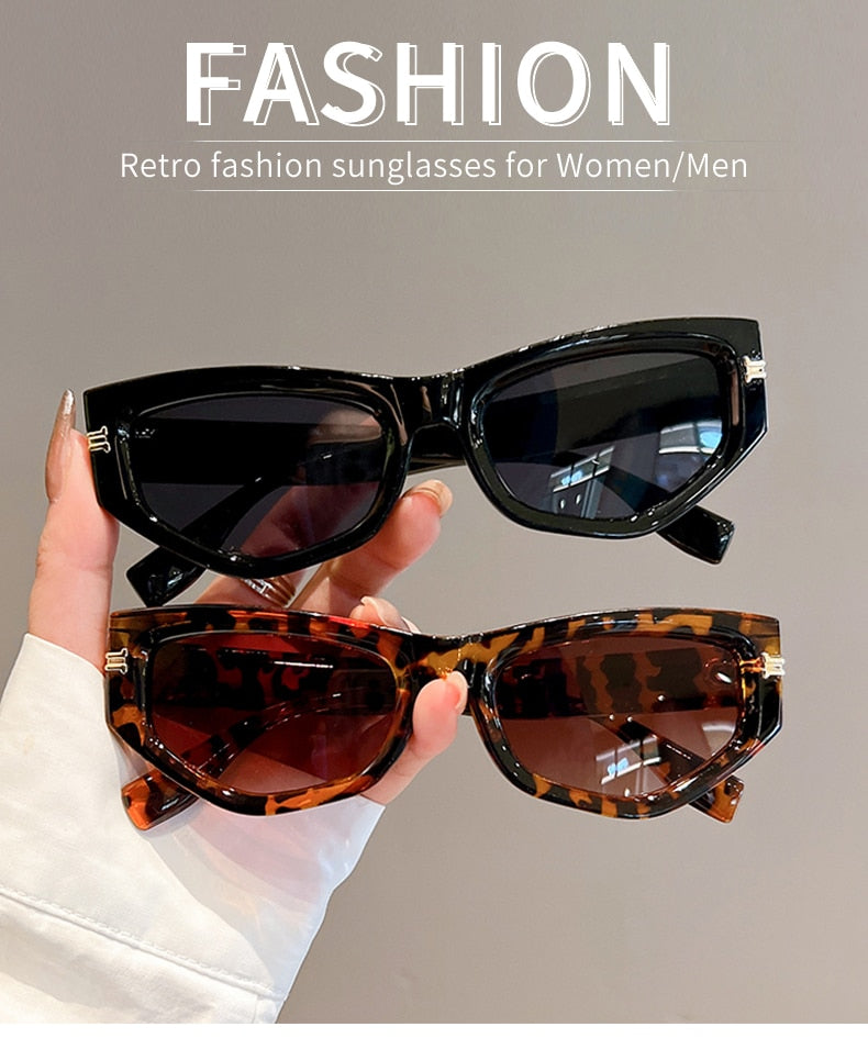  Unisex Luxury Vintage Gradient Shades Irregular Cat Eye Sunglasses - Unisex Sunglasses - DYAVOR® 