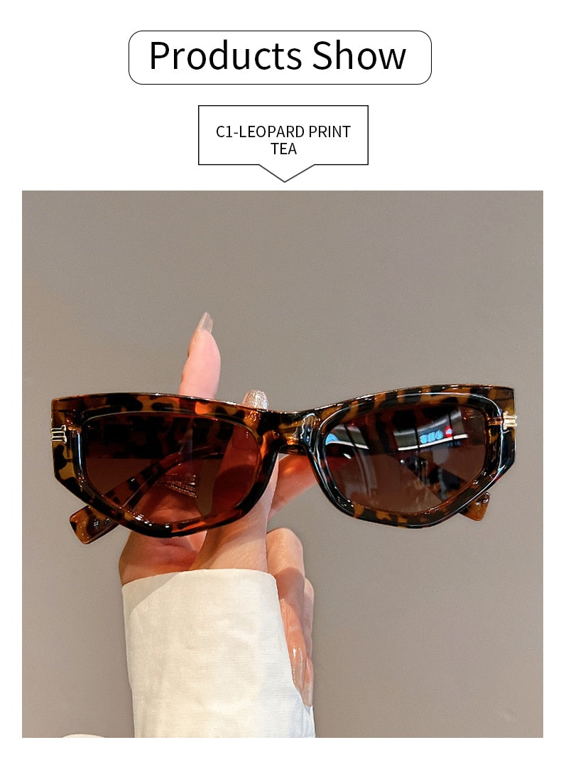  Unisex Luxury Vintage Gradient Shades Irregular Cat Eye Sunglasses - Unisex Sunglasses - DYAVOR® 