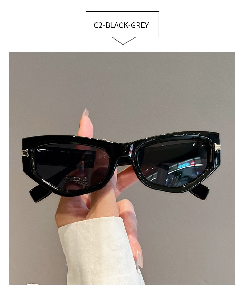  Unisex Luxury Vintage Gradient Shades Irregular Cat Eye Sunglasses - Unisex Sunglasses - DYAVOR® 