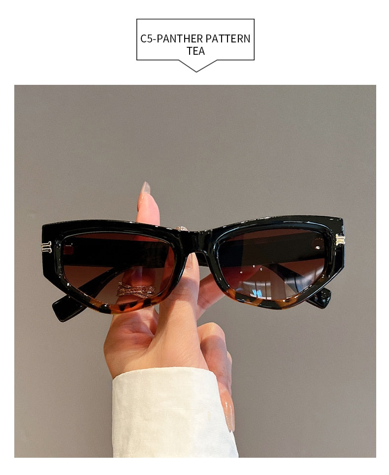  Unisex Luxury Vintage Gradient Shades Irregular Cat Eye Sunglasses - Unisex Sunglasses - DYAVOR® 