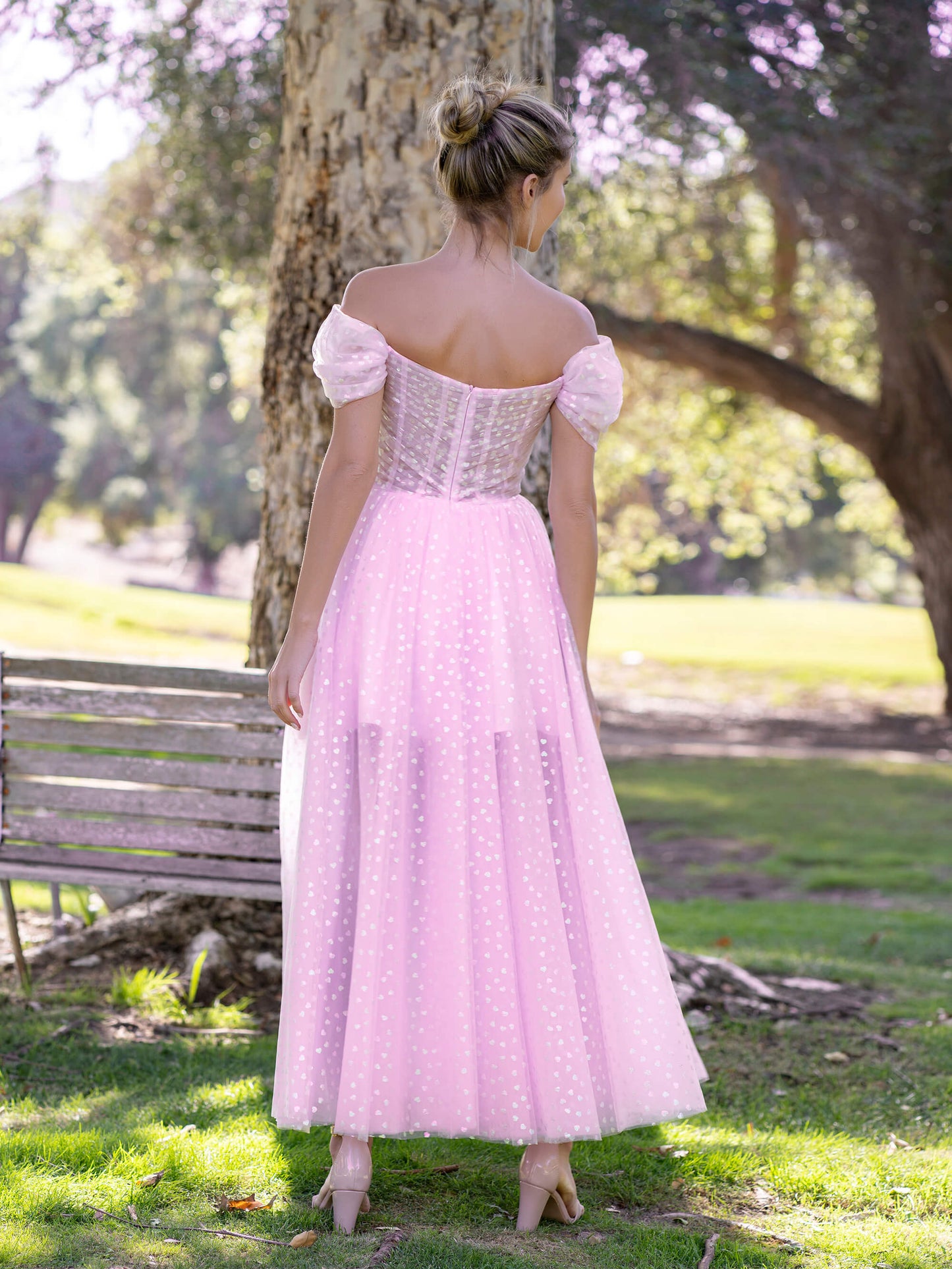  Sweetheat Neck Maxi Length Tulle Prom Dress - Prom Dresses - DYAVOR® 