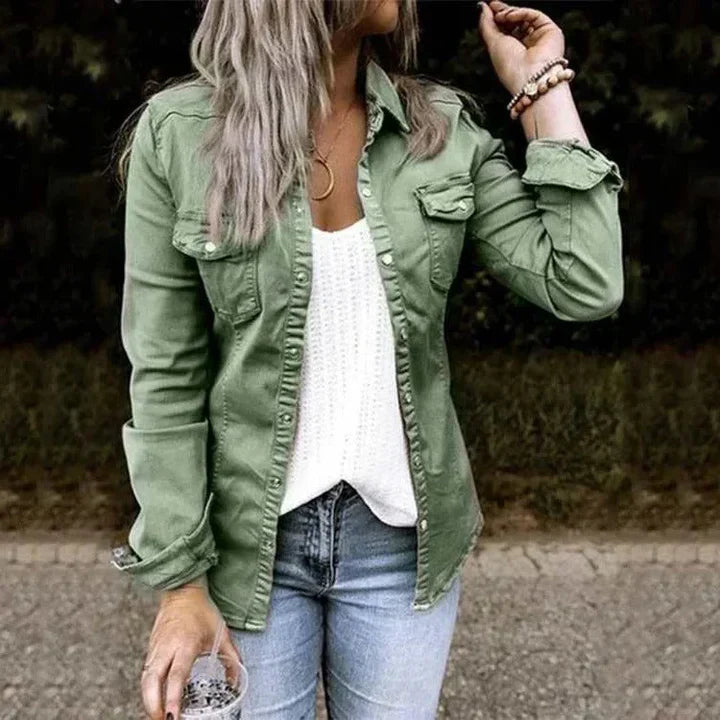  Sophia | hip denim jacket (trend 2024) -  - DYAVOR® 