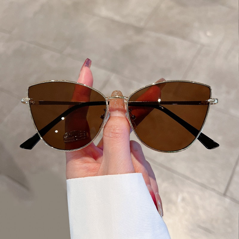  Unisex Trendy Retro Gradient Vintage Luxury Cat Eye Sunglasses - Unisex Sunglasses - DYAVOR® 