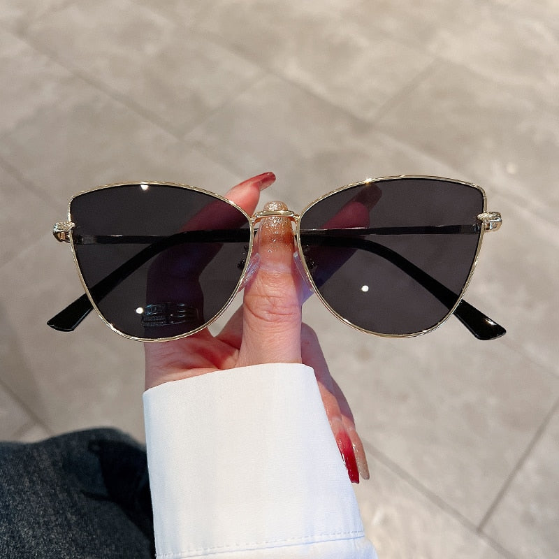  Unisex Trendy Retro Gradient Vintage Luxury Cat Eye Sunglasses - Unisex Sunglasses - DYAVOR® 