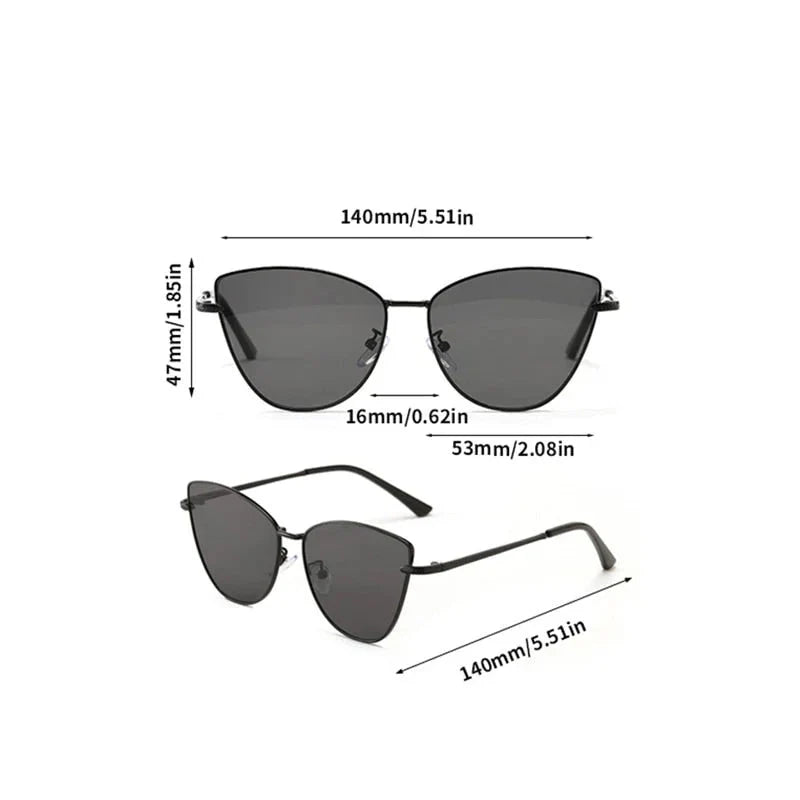  Unisex Trendy Retro Gradient Vintage Luxury Cat Eye Sunglasses - Unisex Sunglasses - DYAVOR® 