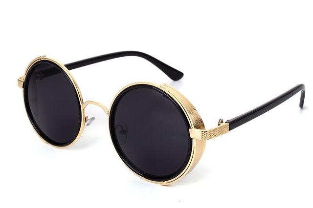  Vintage Fashion Round Metal Frame Gothic Steampunk Unisex Sunglasses - Unisex Sunglasses - DYAVOR® 