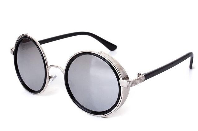  Vintage Fashion Round Metal Frame Gothic Steampunk Unisex Sunglasses - Unisex Sunglasses - DYAVOR® 