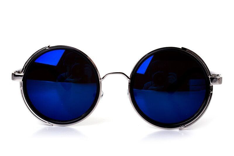  Vintage Fashion Round Metal Frame Gothic Steampunk Unisex Sunglasses - Unisex Sunglasses - DYAVOR® 