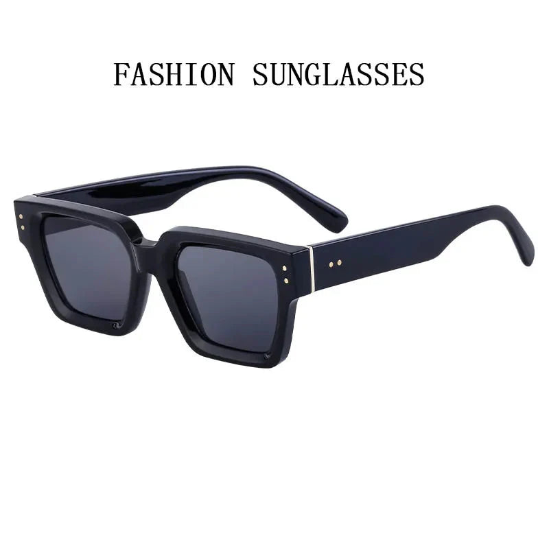  Men and Women Vintage Style Anti-UV400 Gradient Square Sunglasses - Unisex Sunglasses - DYAVOR® 