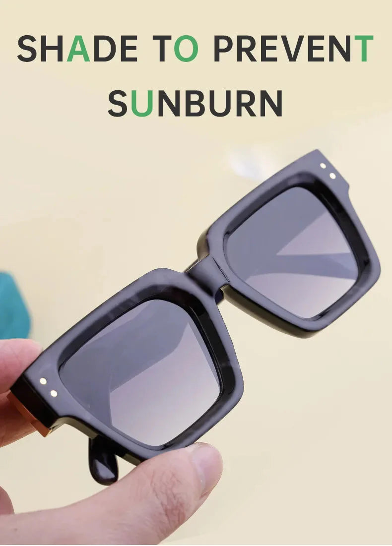  Men and Women Vintage Style Anti-UV400 Gradient Square Sunglasses - Unisex Sunglasses - DYAVOR® 