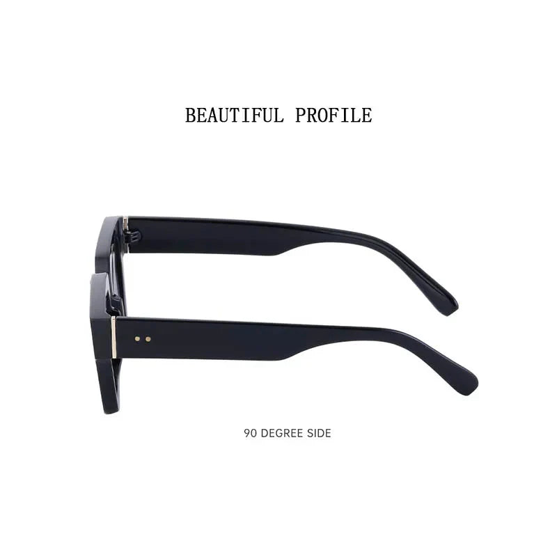  Men and Women Vintage Style Anti-UV400 Gradient Square Sunglasses - Unisex Sunglasses - DYAVOR® 