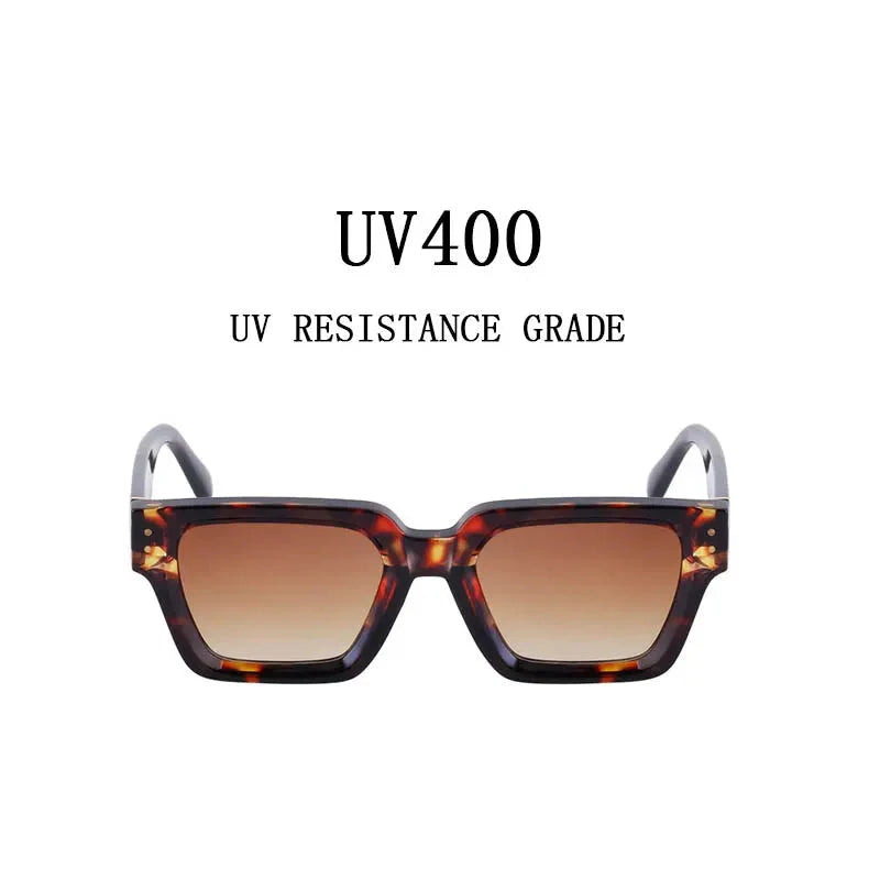  Men and Women Vintage Style Anti-UV400 Gradient Square Sunglasses - Unisex Sunglasses - DYAVOR® 