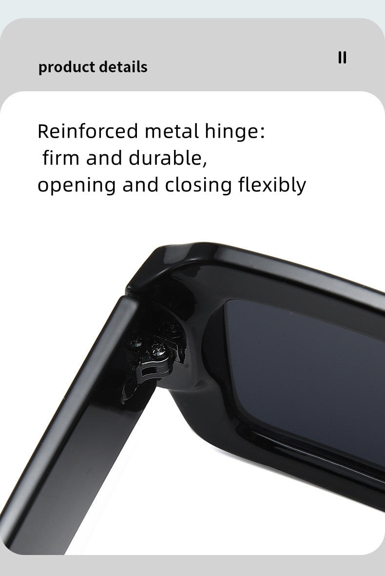  Unisex Vintage Rectangle UV400 Sun Shades Eyewear Sunglasses - Unisex Sunglasses - DYAVOR® 