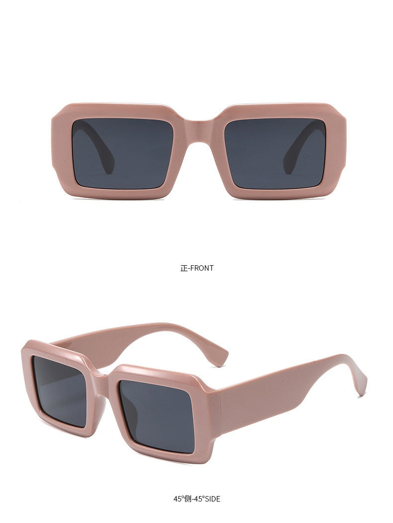  Unisex Vintage Rectangle UV400 Sun Shades Eyewear Sunglasses - Unisex Sunglasses - DYAVOR® 