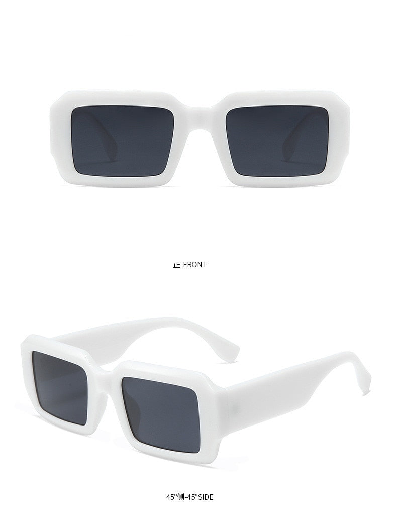 Unisex Vintage Rectangle UV400 Sun Shades Eyewear Sunglasses - Unisex Sunglasses - DYAVOR® 