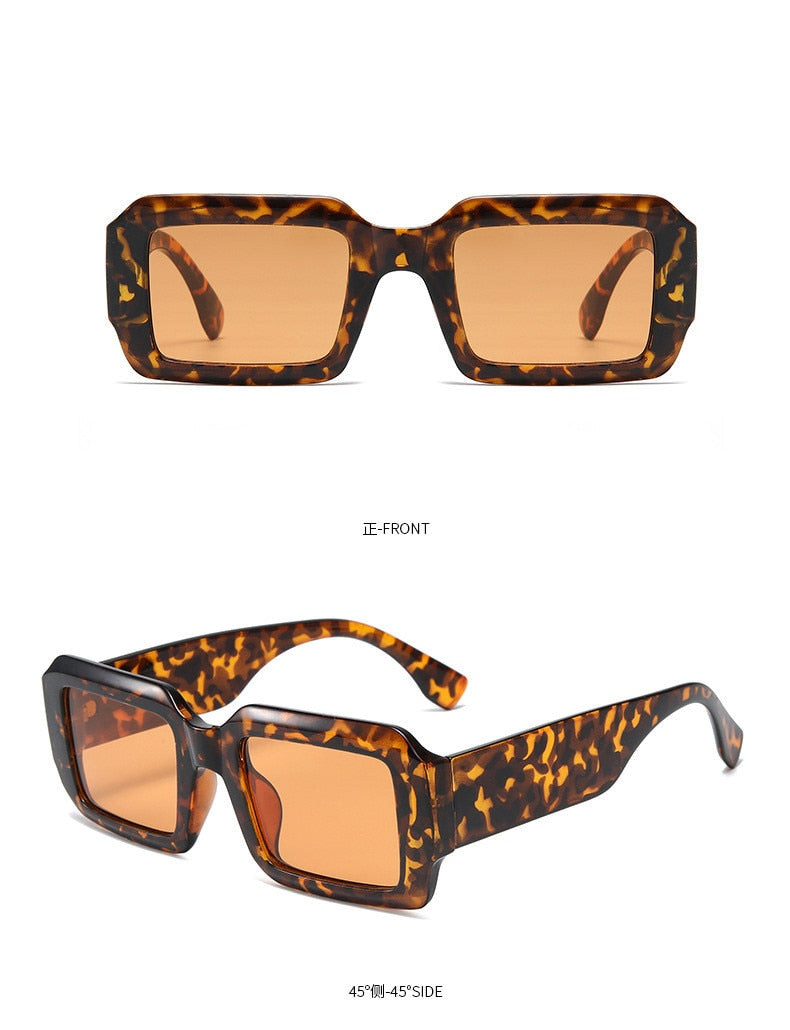  Unisex Vintage Rectangle UV400 Sun Shades Eyewear Sunglasses - Unisex Sunglasses - DYAVOR® 
