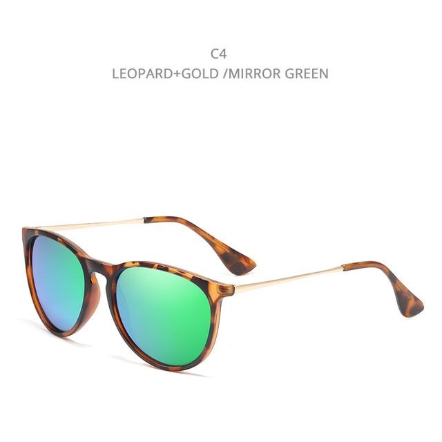  Vintage Retro UV Protected Polarized Round Sunglasses for Women - Women Sunglasses - DYAVOR® 