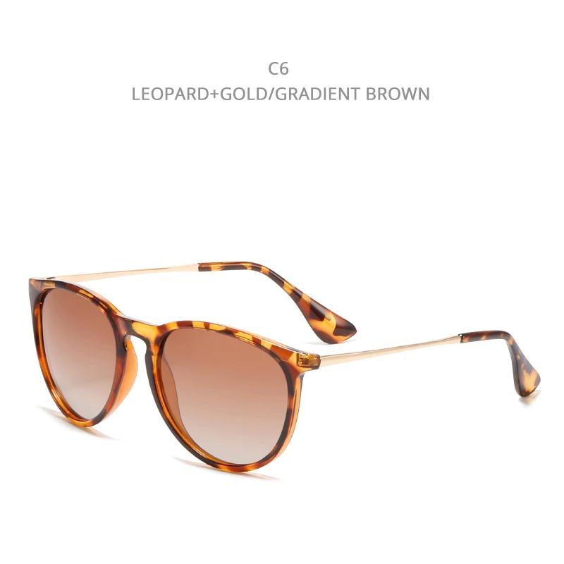  Vintage Retro UV Protected Polarized Round Sunglasses for Women - Women Sunglasses - DYAVOR® 