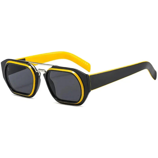 Vintage Steampunk Style Anti-UV Square Sunglasses for Men and Women - Unisex Sunglasses - DYAVOR® 
