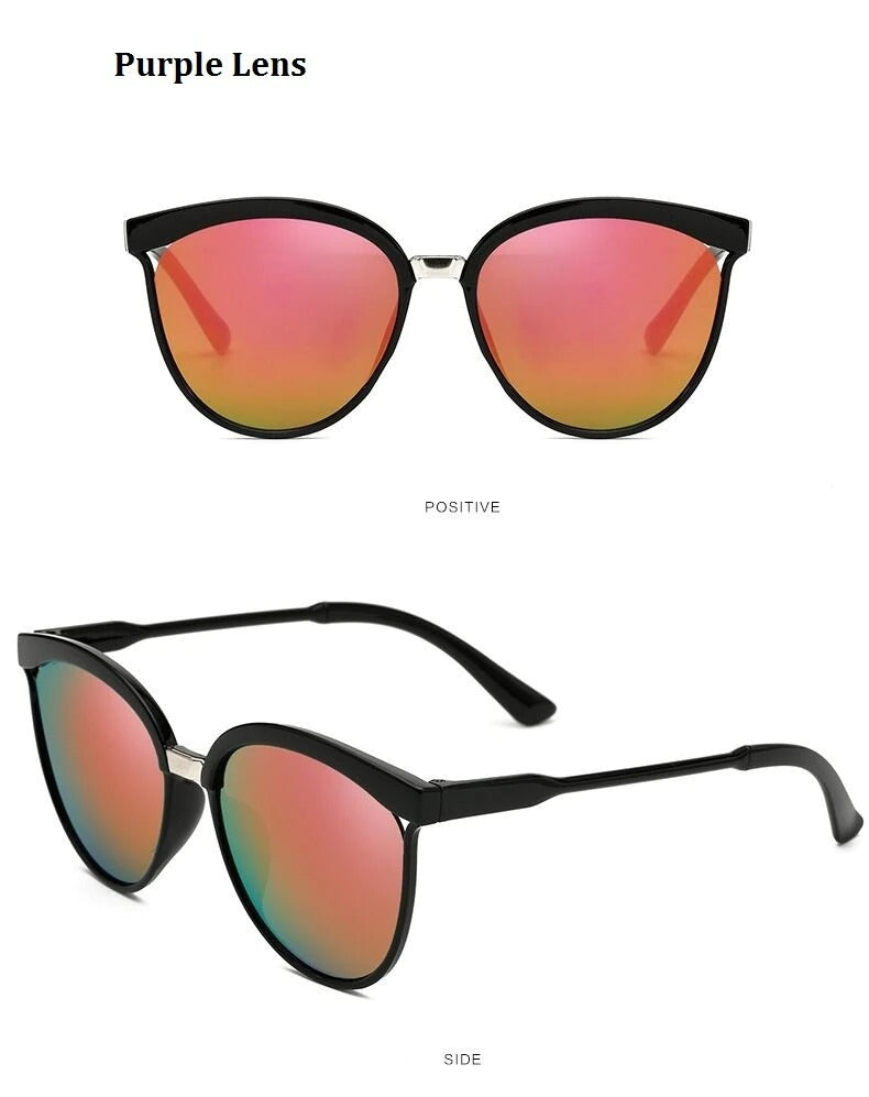  Vintage Style Designer Retro Sunglasses for Women with Mirror Lens - Women Sunglasses - DYAVOR® 