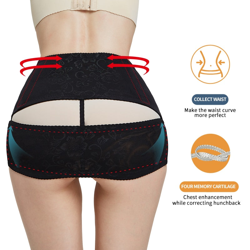Women's Waist Trainer Hip Belt Slimming Corrective Binders Butt Lifter