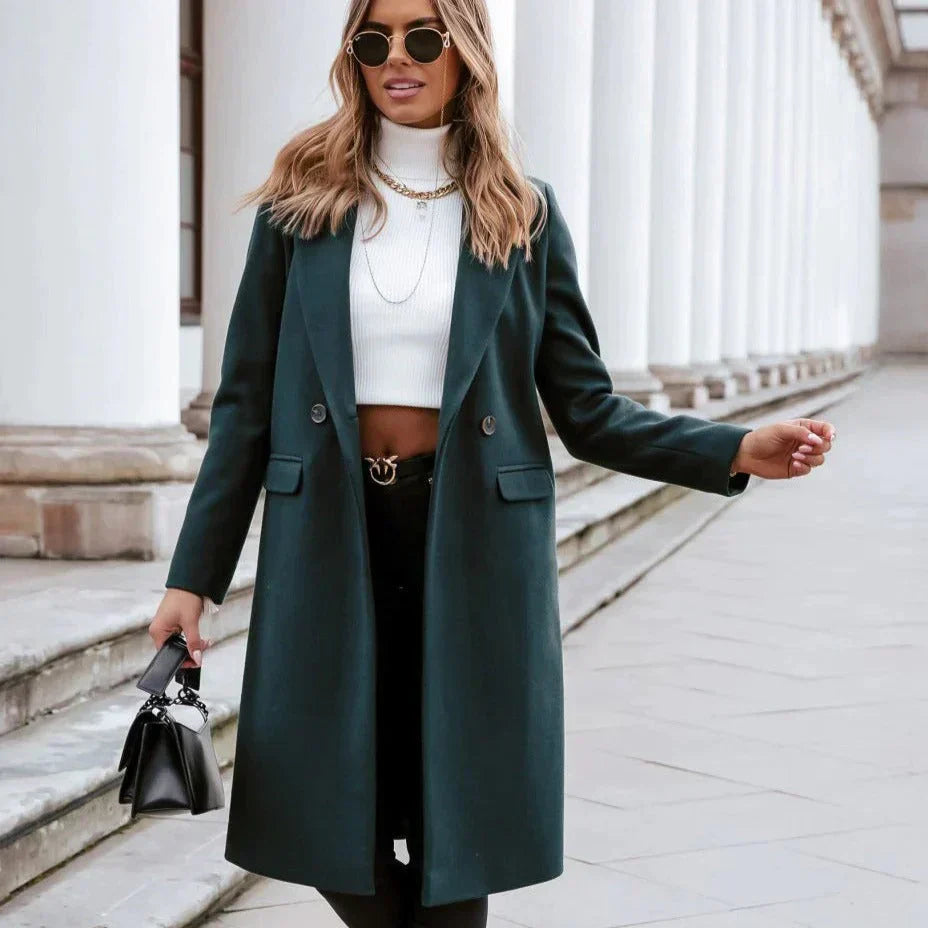 Alina Coat | Long & Stylish