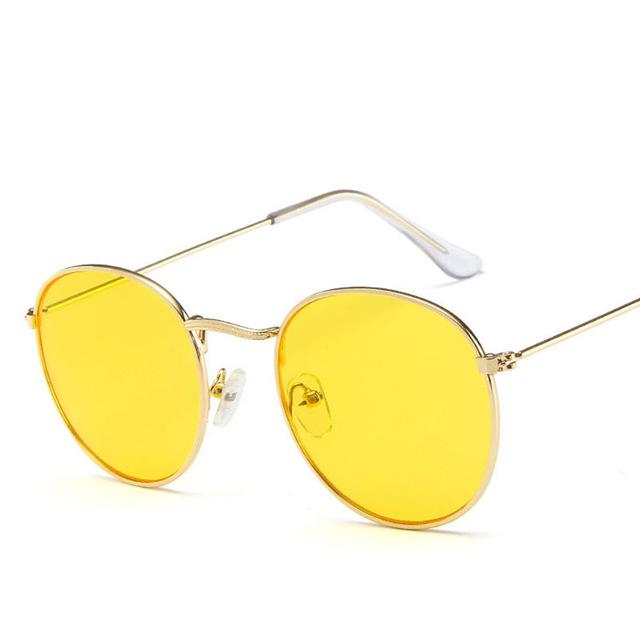  Women's Acrylic Lens Alloy Frame Wrap Style Anti-Reflective Sunglasses - Women Sunglasses - DYAVOR® 