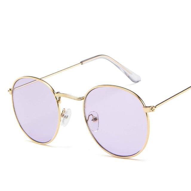  Women's Acrylic Lens Alloy Frame Wrap Style Anti-Reflective Sunglasses - Women Sunglasses - DYAVOR® 