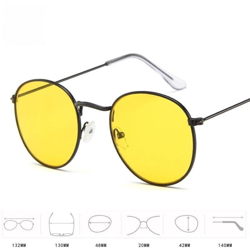  Women's Acrylic Lens Alloy Frame Wrap Style Anti-Reflective Sunglasses - Women Sunglasses - DYAVOR® 