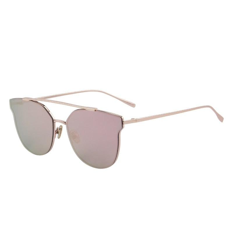  Women's Classic Cat Eye Designer Mirror Uv400 Lenses Sunglasses - Women Sunglasses - DYAVOR® 