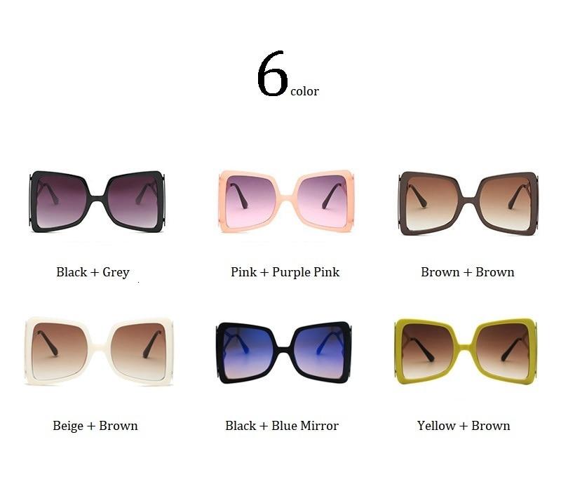  Women's Designer Over-sized Square Big Legs Metal Sunglasses - Women Sunglasses - DYAVOR® 