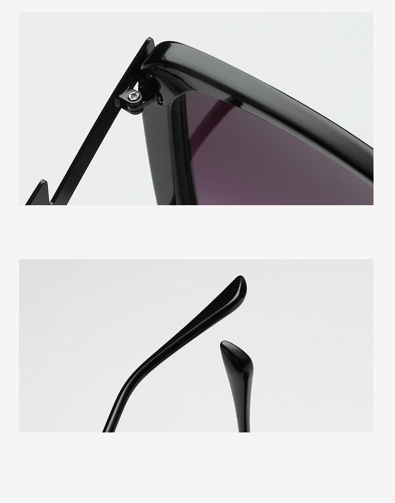  Women's Designer Over-sized Square Big Legs Metal Sunglasses - Women Sunglasses - DYAVOR® 
