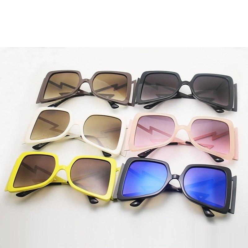  Women's Designer Over-sized Square Big Legs Metal Sunglasses - Women Sunglasses - DYAVOR® 