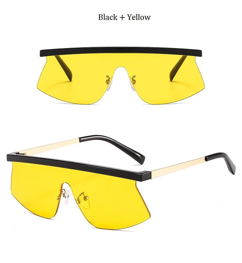  Women's Luxury Vintage Half Frame Purple Rimless Square Sunglasses - Women Sunglasses - DYAVOR® 