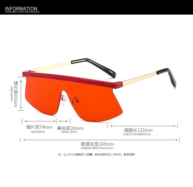  Women's Luxury Vintage Half Frame Purple Rimless Square Sunglasses - Women Sunglasses - DYAVOR® 