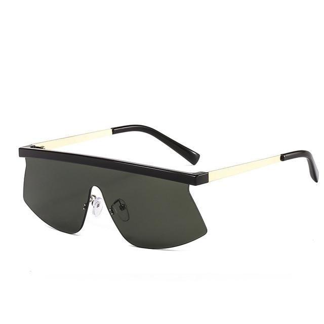  Women's Luxury Vintage Half Frame Purple Rimless Square Sunglasses - Women Sunglasses - DYAVOR® 