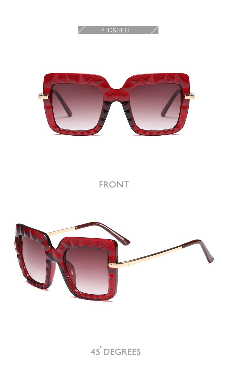  Women's Oversized Square Shades Luxury Sunglasses in Hot Vintage Trends - Women Sunglasses - DYAVOR® 