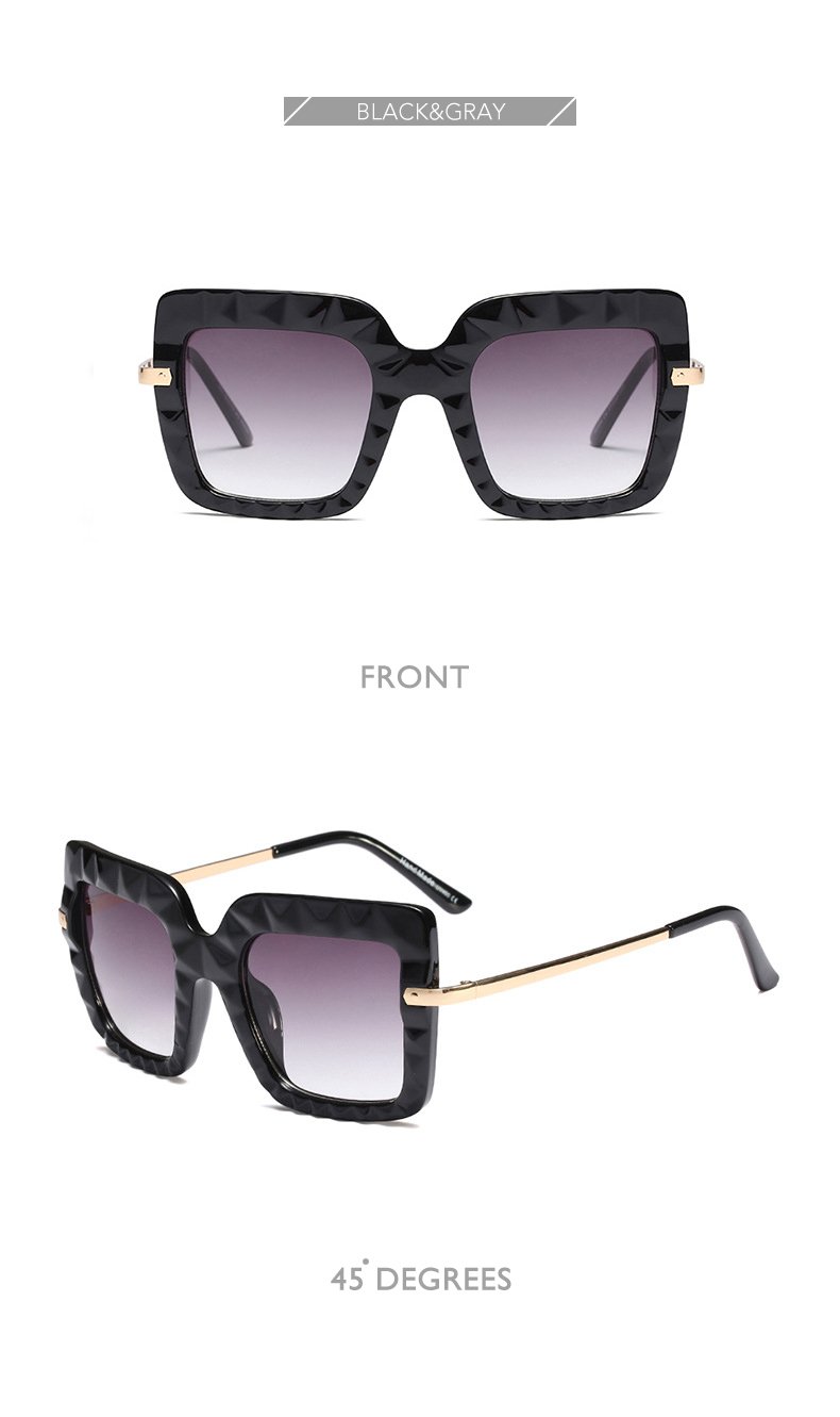  Women's Oversized Square Shades Luxury Sunglasses in Hot Vintage Trends - Women Sunglasses - DYAVOR® 