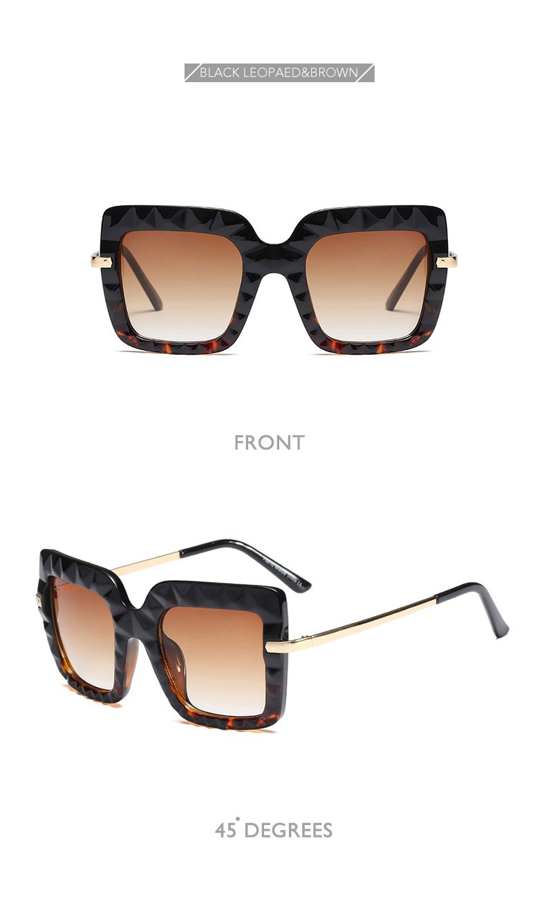  Women's Oversized Square Shades Luxury Sunglasses in Hot Vintage Trends - Women Sunglasses - DYAVOR® 