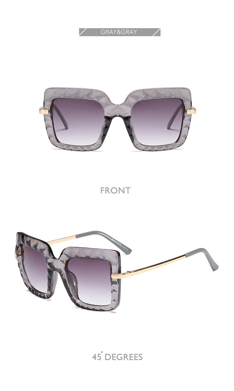  Women's Oversized Square Shades Luxury Sunglasses in Hot Vintage Trends - Women Sunglasses - DYAVOR® 