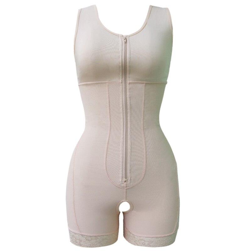 Women's Plus Size Zippered Booty Lifter Body Waist Shaper High Waist Corset