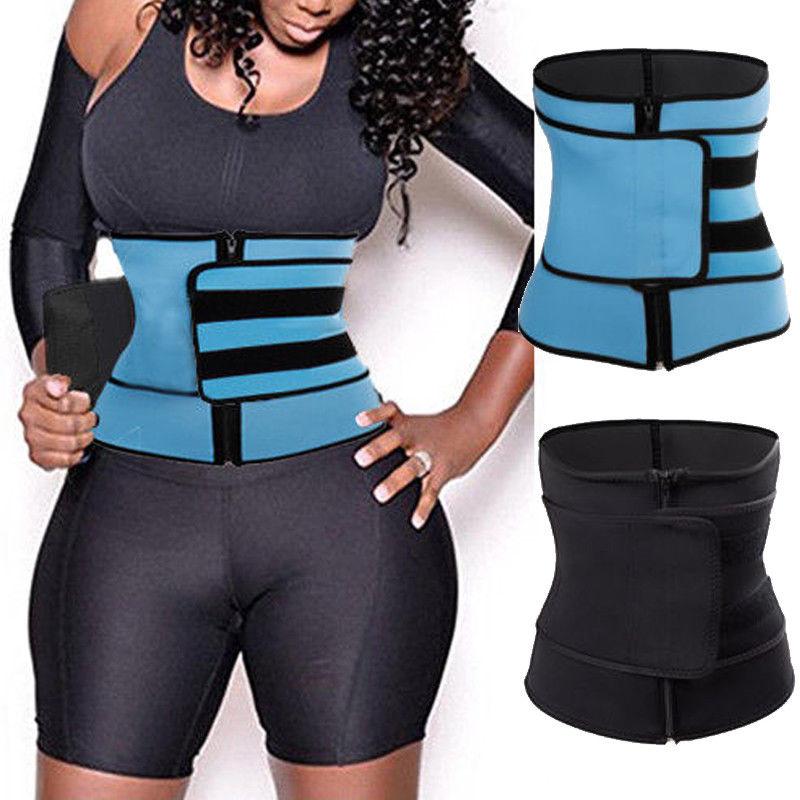 Women's Slim Body Trainer Tummy Waist Shaper Sweat Belt Shapewear