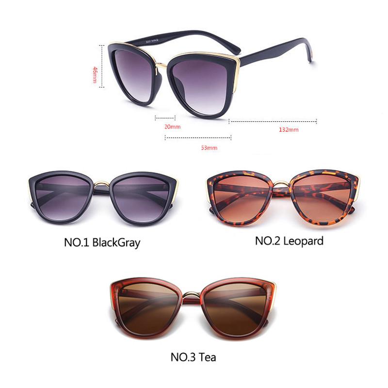  Women's Vintage Cat Eye Mirror Anti-Reflective Plastic Party Sunglasses - Women Sunglasses - DYAVOR® 