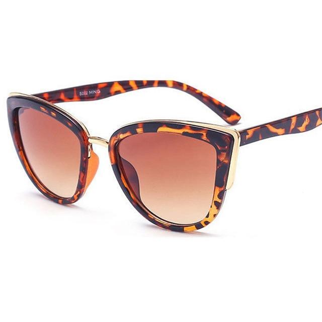  Women's Vintage Cat Eye Mirror Anti-Reflective Plastic Party Sunglasses - Women Sunglasses - DYAVOR® 