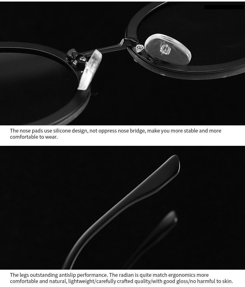  Women's Vintage Designer Diamond Crystal Round Over Sunglasses - Women Sunglasses - DYAVOR® 